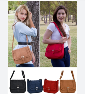 Bandolera con Tapa y Hebilla Andylu Accesorios