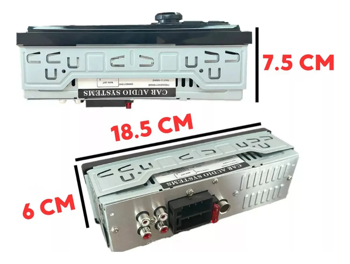 Estereo Desmontable con Control Bluetooth-usb-auxiliar - Imagen 3