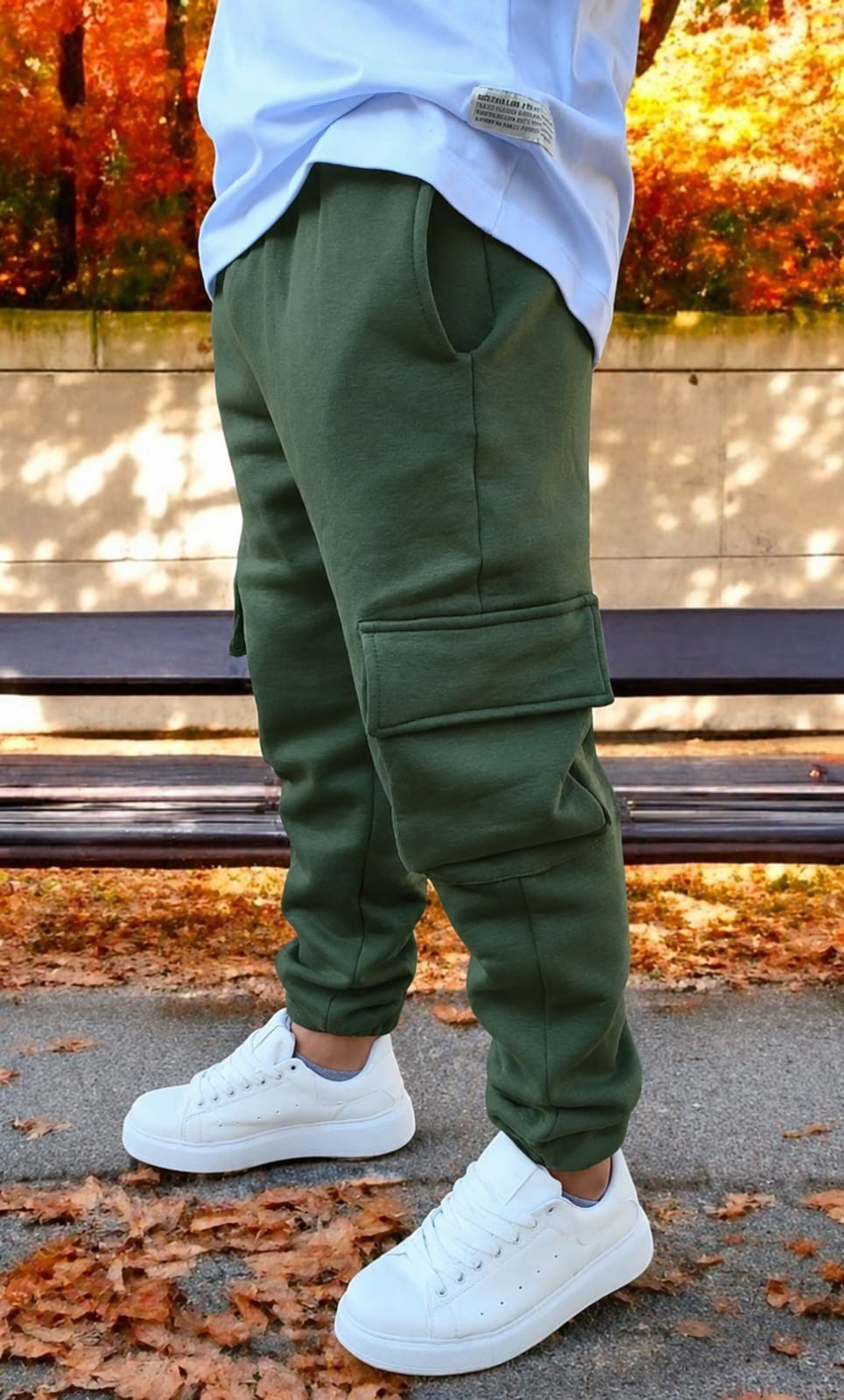 Pantalon Cargo con Piel por Dentro - Imagen 1