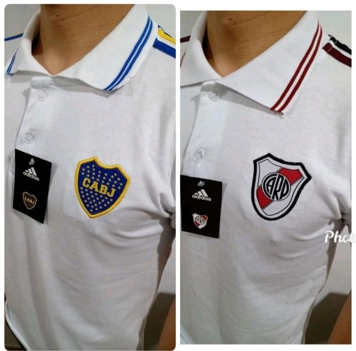 Chombas Bordadas River y Boca - Imagen 7