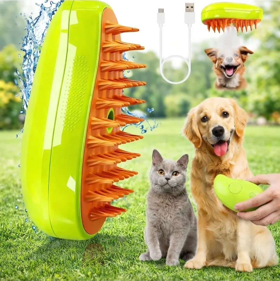 Cepillo a Vapor de Mascotas Recargable - Imagen 1