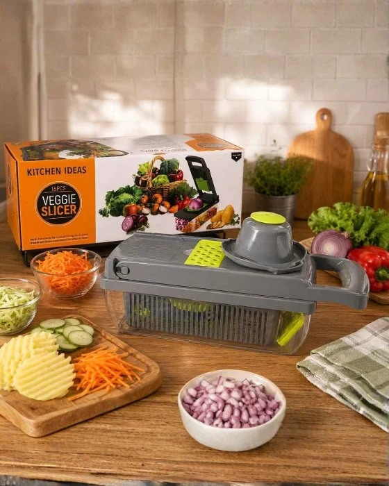 Mandolina Picador y Rellador de Verduras 12 en 1