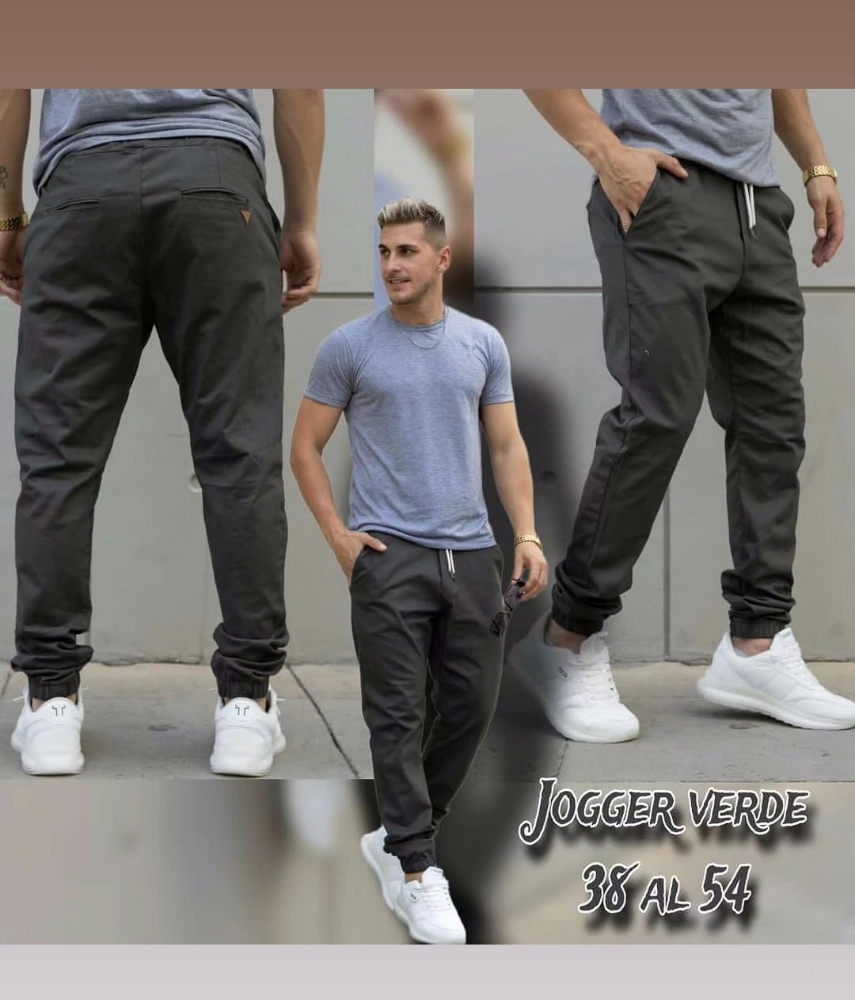 Jogger Talles Especiales de Gabardina Elastizada Fotos Reales a $ 17,000 X Mayor - Imagen 3