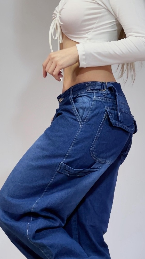 Jean Baggy Azul Regulador Dama - Imagen 2