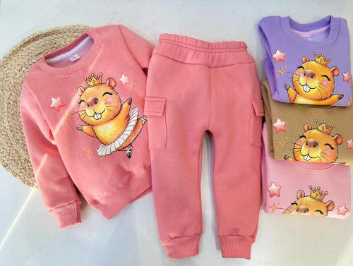 Conjunto de Friza Estampada con Glitters Bebé - Miniatura 5