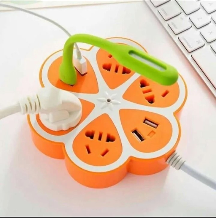 Zapatilla Flor Alargador Enchufe y Usb 1.8m - Imagen 2