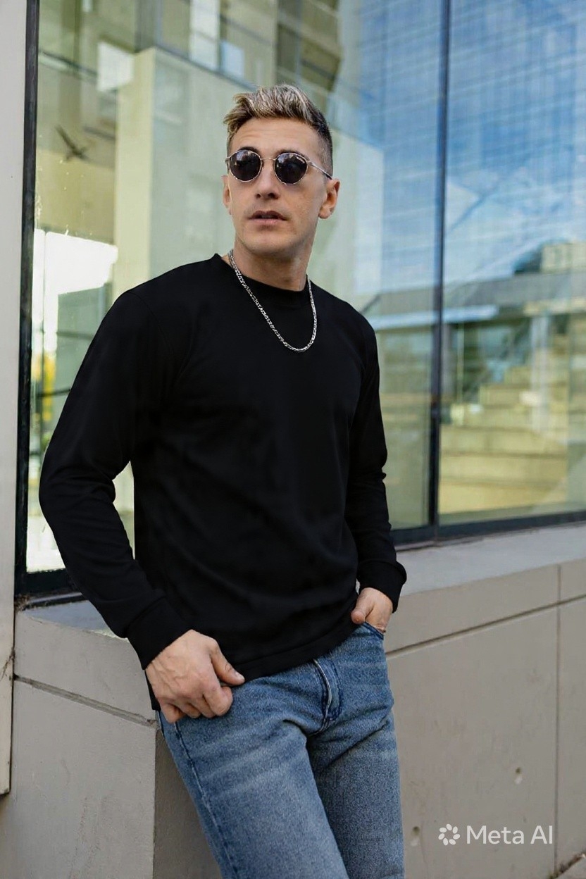 Sweater de Darlon Negro $ 12,000 X Mayor - Imagen 4
