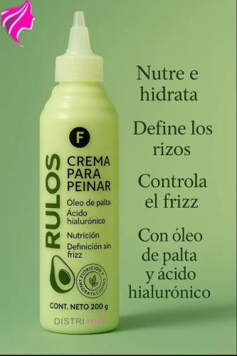 Frilayp Rizos Crema de Peinar Rulos X 200g sin Enjuague - Miniatura 4