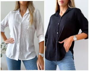 Camisa Manga Larga de Lino 2 al 6
