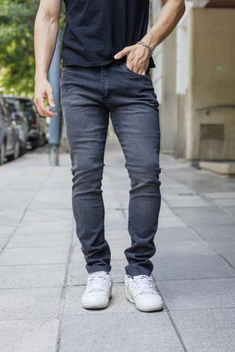 Jeans  Talle Especial  Elastizado  Gris  X Mayor $ 21,000
