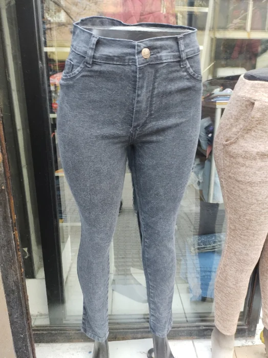 Jeans de Dama Arenado Gris