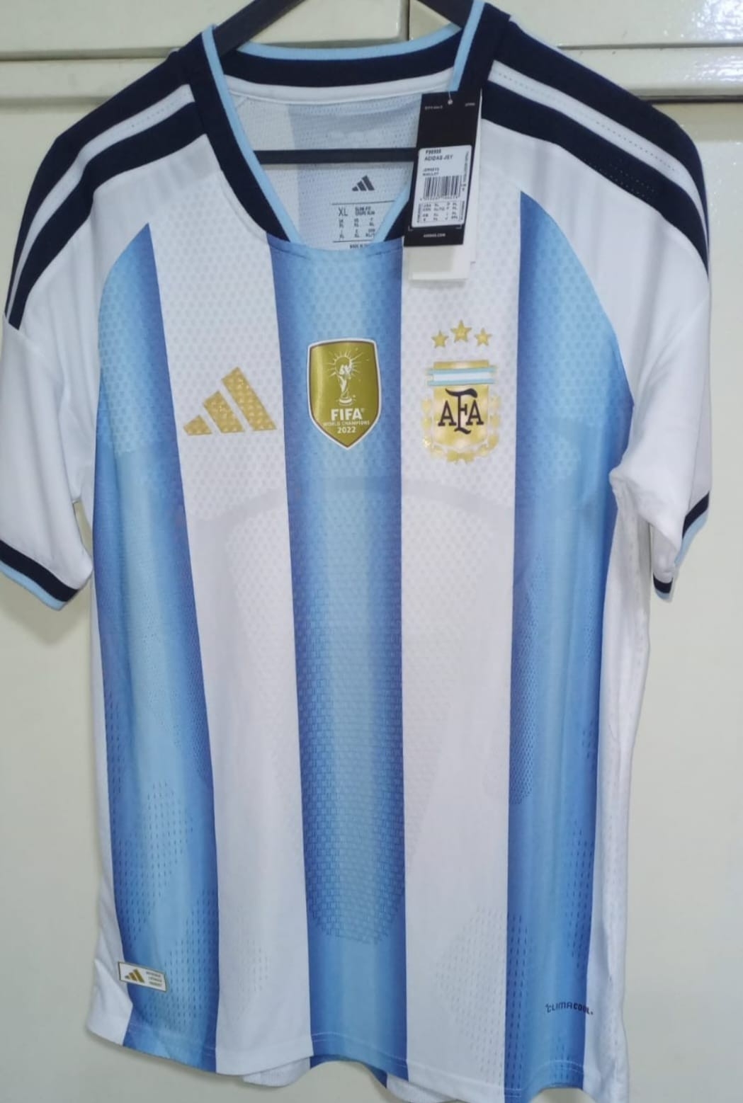Camiseta Arg, Version Jugador G5 Titular Pack de 10 a $ 32,000 C/ u - Imagen 2