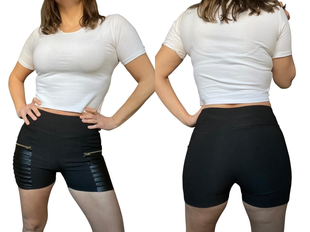 Shorts  Bengalina con Engomado - Imagen 3