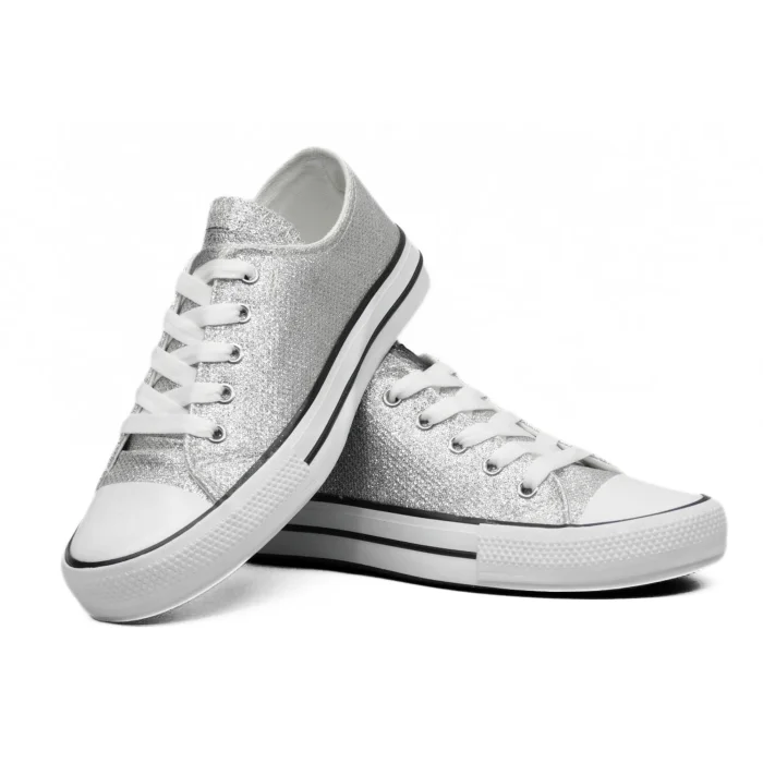 Zapatilla Glitter Infantil Estilo Converse (6001 Kids)