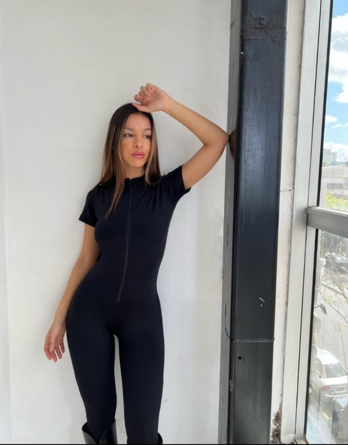 Catsuit " Premium " Largo Dama Negro - Imagen 3