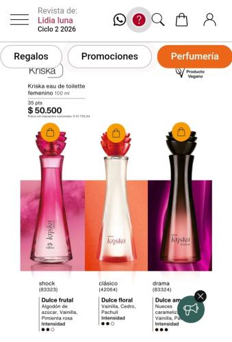 Gran Ofertas de Perfumes de Natura Mujer Esenciales para una Mujer Sofisticada - Miniatura 3