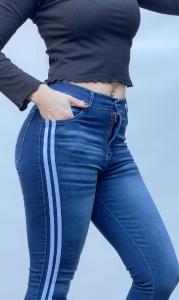 Jeans Chupín Elastisados (2 Tiras ) - Miniatura 3
