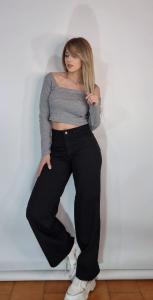 Jeans Wide Leg ( Rígido) - Miniatura 4