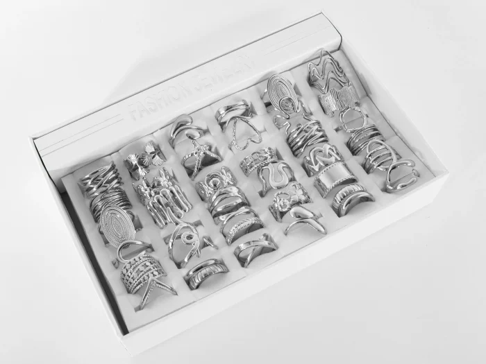 Caja de Anillos de Diseños Surtidos