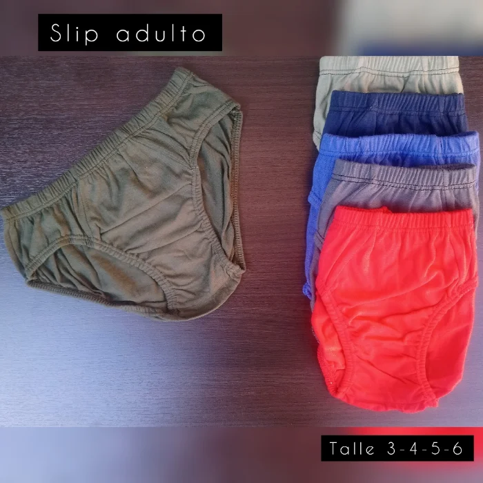 Slip Algodon Económico. X Docena