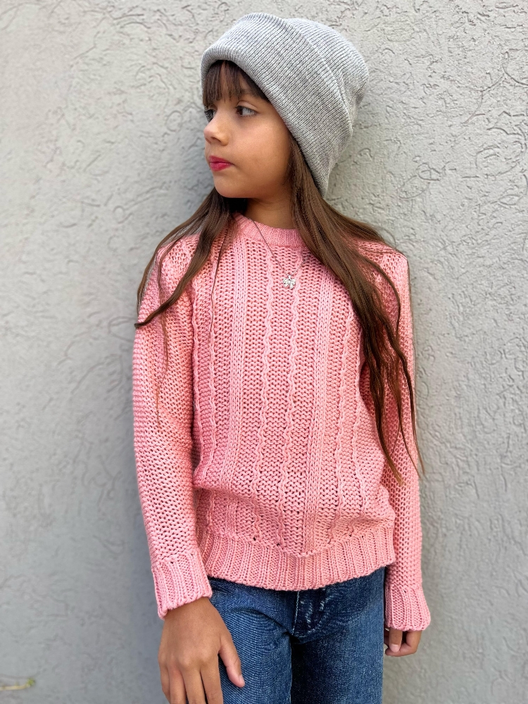 Sweater Mostaza Nena Art:trenza - Imagen 3