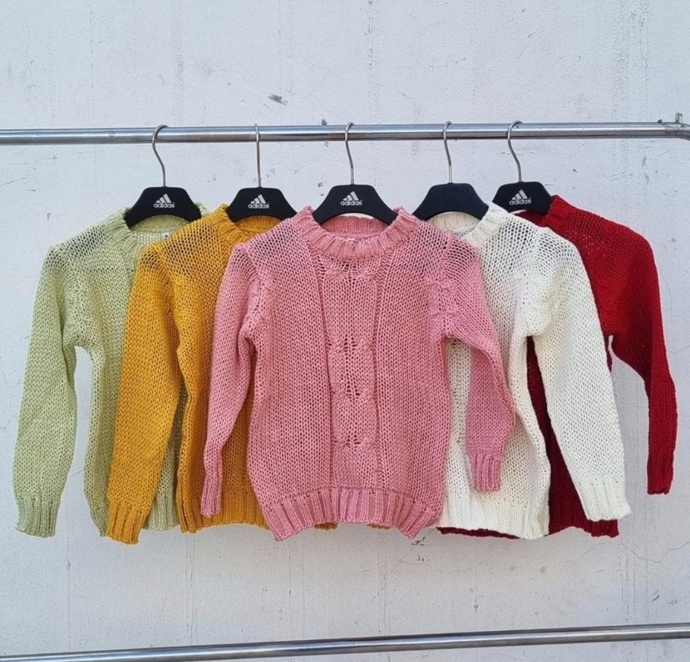 Sweater Mostaza Nena Art:trenza - Imagen 4