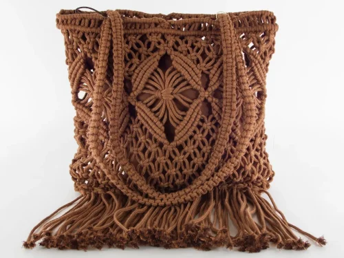 Bandolera Tejida de Macrame Importada