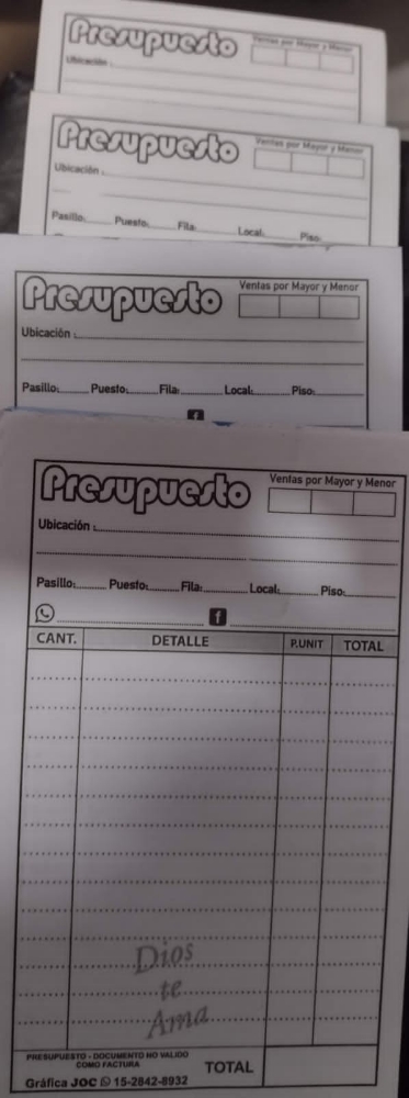 Talonarios de Presupuestos y Envíos - Imagen 3