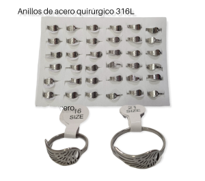 Anillos de Acero Quirúrgico 316l - Miniatura 2