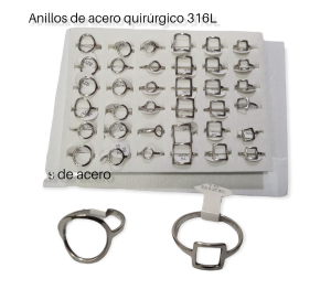 Anillos de Acero Quirúrgico 316l - Miniatura 3