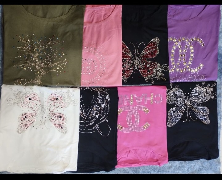 Remeras Modal Viscosa Brillo Talles Especiales - Imagen 5