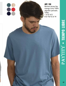 Remera 100 Algodón Peinado