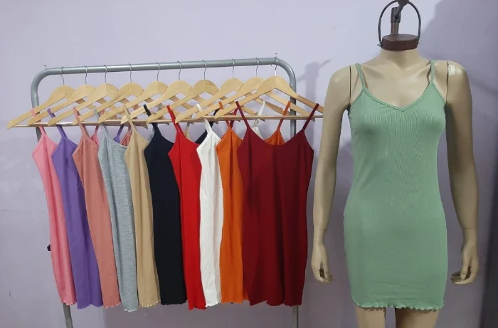 Vestido Escotado Morley Algodón