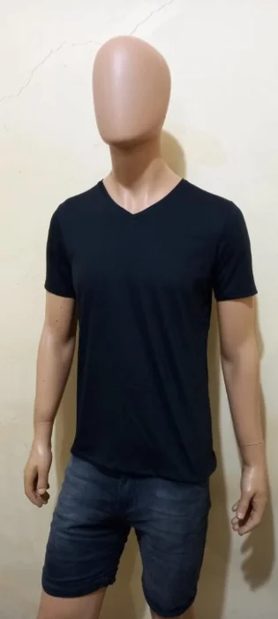 Remera Liso Escote en V