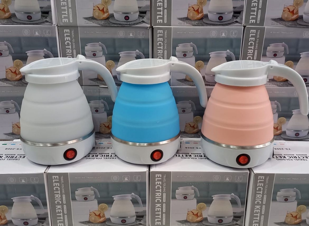 Pava Jarra Electrica Plegable de Silicon 600ml - Imagen 4