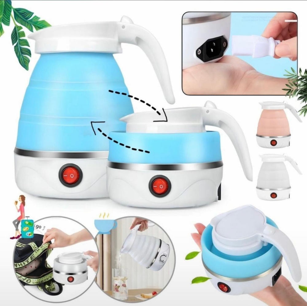 Pava Jarra Electrica Plegable de Silicon 600ml - Imagen 3