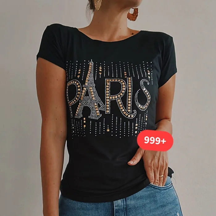 Remeras con Brillo