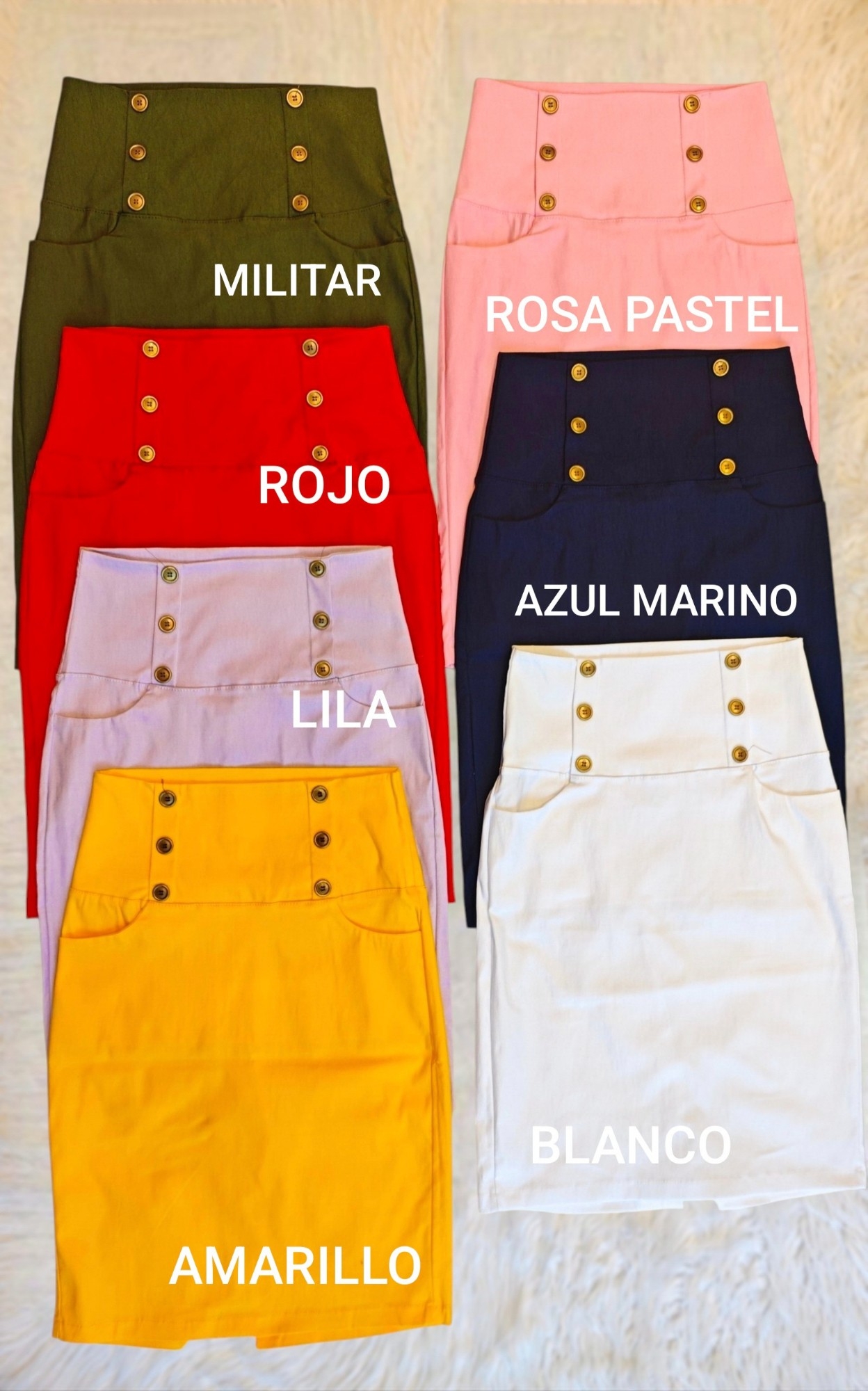 Pollera 6 Botones - Imagen 2