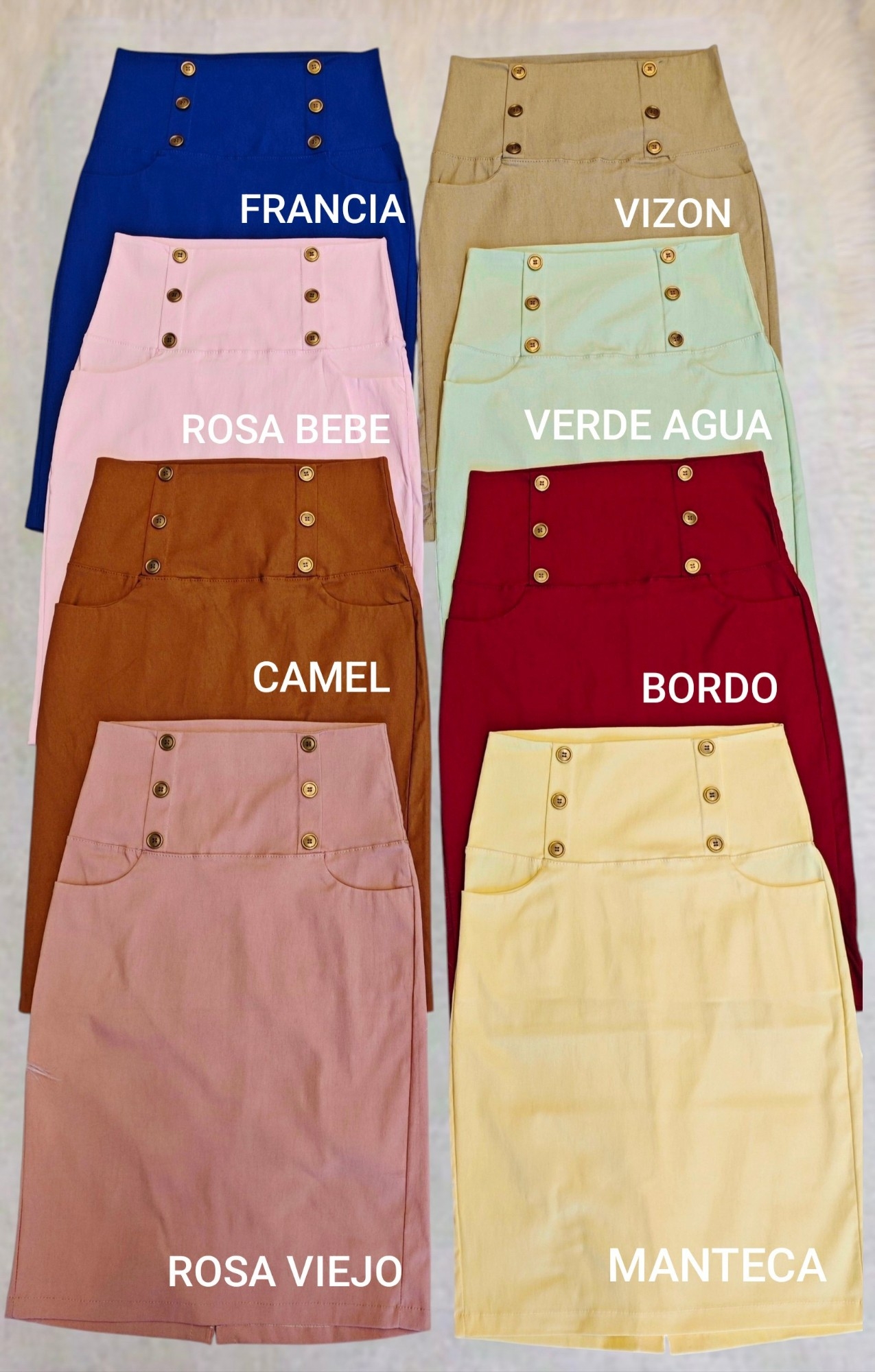 Pollera 6 Botones - Imagen 3