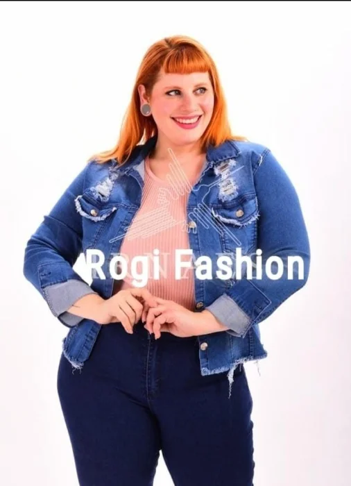Campera Jeans con Rotura Especial