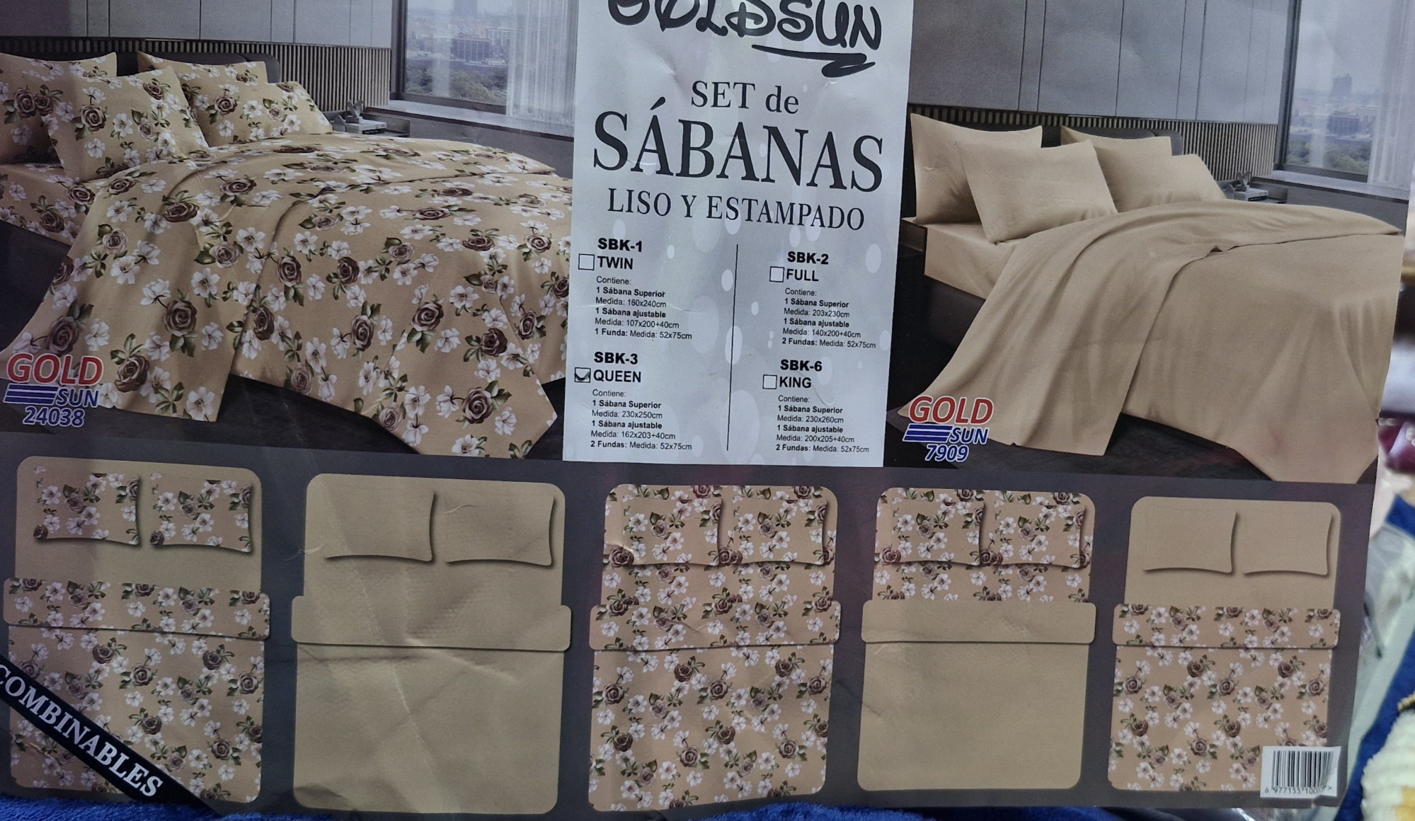 Set 2 Juegos de Sabana 1plazas Completos - Imagen 3