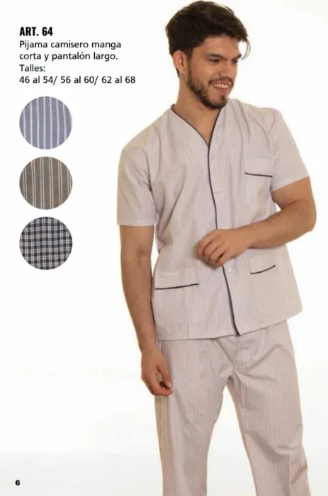 Pijama Camisero M/c  P/l