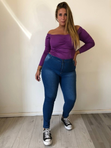 Pantalón Dama  de Jean Especial Azul - Miniatura 3