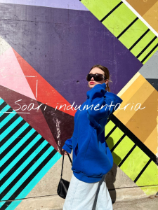 Buzo Oversize con Ferrería en la Capucha - Miniatura 2