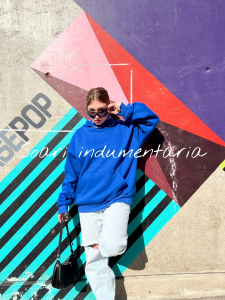 Buzo Oversize con Ferrería en la Capucha - Miniatura 3