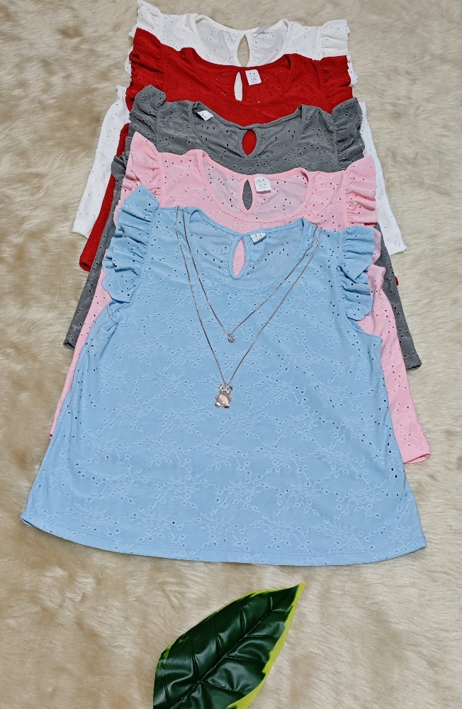 Blusa Broderie Excelente Calidad - Imagen 1
