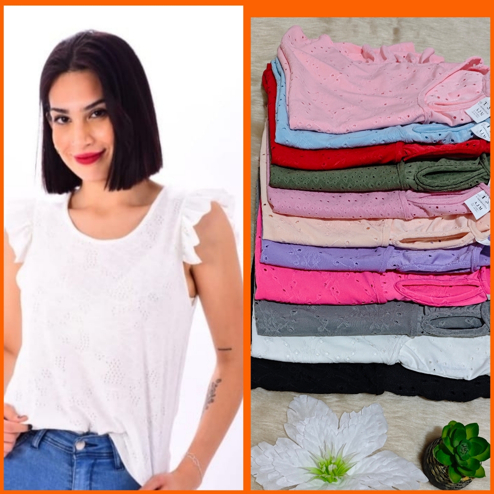 Blusa Broderie Excelente Calidad - Imagen 3