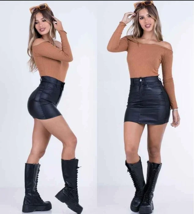 Pollera de Bengalina Engomada