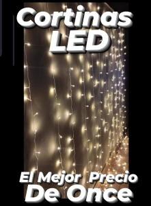 Cortinas Led 2 X1.5 Mts - Miniatura 2