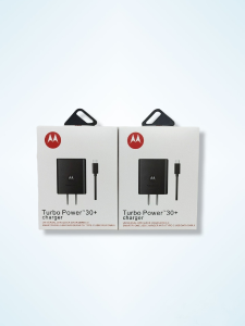 Cargador Motorola Tipo C Turbo Power 3.0 (40128)